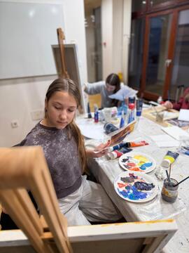 2 Učenci med delavnicami